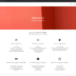 Services page